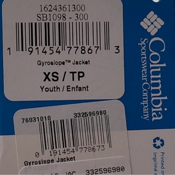 New kids Columbia jacket - Picture 4 of 4